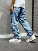 CALÇA JEANS CARGO FOUR POCKET