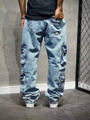 CALÇA CARGO DOUBLE BLUE SKY