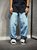 CALÇA BAGGY JEANS STICKERS