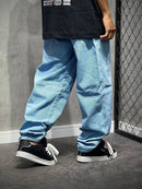CALÇA BAGGY JEANS STICKERS