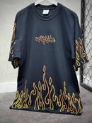 CAMISETA TRIPSIDE OVER “FLAME” - PRETA