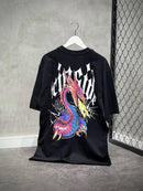 CAMISETA TRIPSIDE OVER “DRAGON” - PRETA