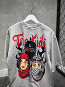 CAMISETA TRIPSIDE OVER “SAARA” - CINZA