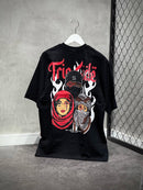 CAMISETA TRIPSIDE OVER “SAARA” - PRETA