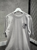 CAMISETA TRIPSIDE OVER “MASKS” - CINZA