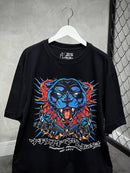 CAMISETA TRIPSIDE OVER “PANTER” - PRETA