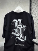 CAMISETA STRANGER OVERSIZED “MONOGRAM” - PRETA
